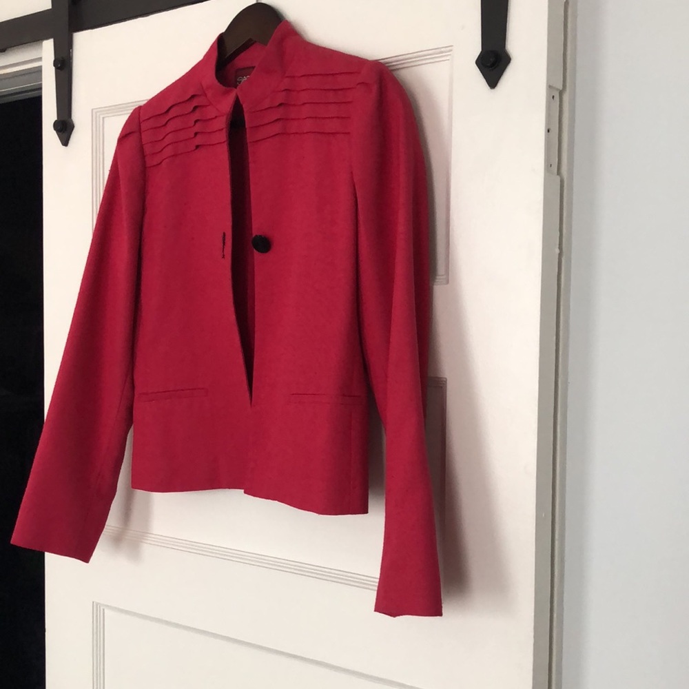 Vintage Fuchsia Pink very chic Blazer (Fits 6)
